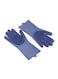 Generic Magic Silicone Gloves With Wash Scrubber Purple 240g