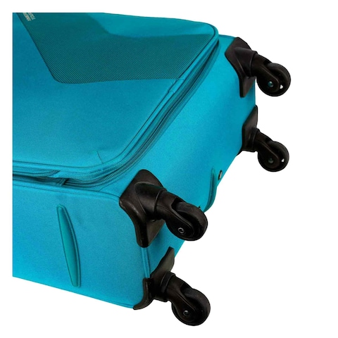 AMT STANFORD TROLLEY BAG 55CM AQUA