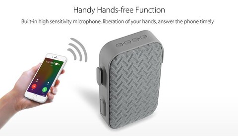 Edragonmall - My220Bt Handheld Bluetooth Speaker Wireless Portable Subwoofers 3D Surround With Mini Ktv Singing Bar-Gray