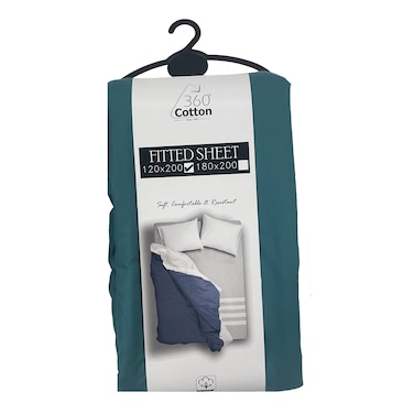 360 Fitted Sheet Single 120X200CM
