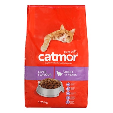 Catmor Liver Flavour Adult Cat Food 1.75Kg