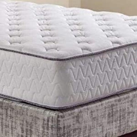 Galaxy Design Lina Double Sided Firm Spring Mattress White - Twin Size ( L X W X H ) 190 X 120 X 33cm - 7 Year Full Warranty.