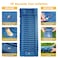 HEXAR&reg; Self Inflating Sleeping Pad with Foot Pump 190X64 Built-in Pump Foldable Sleeping Mat with Pillow for Camping Hiking Durable Inflatable Air Mattress - Carry Bag, Repair Patches (Navy Blue)