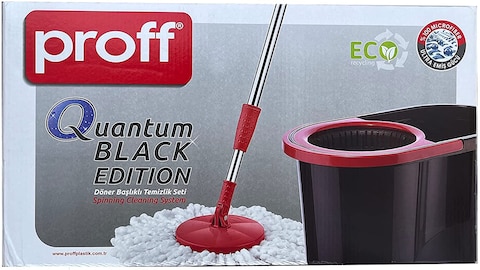 Modern Spin Easy Mop Bucket with Drum Multi-Color Mop Set Made in Turkey