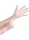 Marrkhor 100-Piece Vinyl Disposable Gloves, Clear, Small