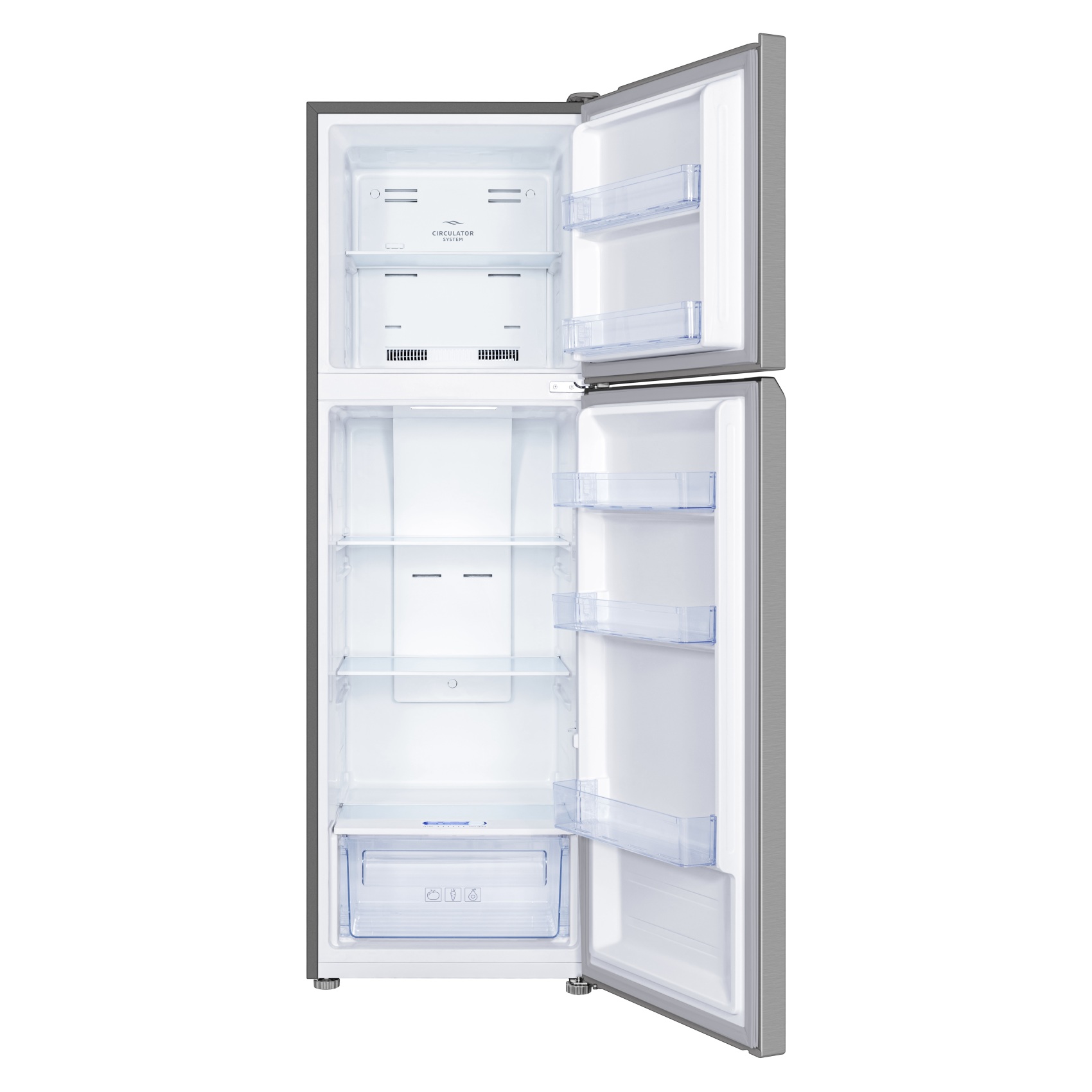 TCL Double Door Top Mounted Refrigerator P324TMN 324L Inox