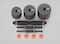 Skyland Unisex Adult Enviromental Adjustable Dumbbell N Barbell Set - Black