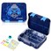 Eazy Kids 5 &amp; 4 Convertible Bento Lunch Box wt Sandwich Cutter Set - Eat Sleep Game