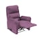 إن هاوس كرسي استرخاء هزاز منجد بالمخمل - بنفسجي فاتح - AB09