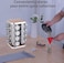 16-Jar Revolving Countertop Spice Rack Organizer Rotating Spice Rack for Kitchen Seasoning Dried Herbs