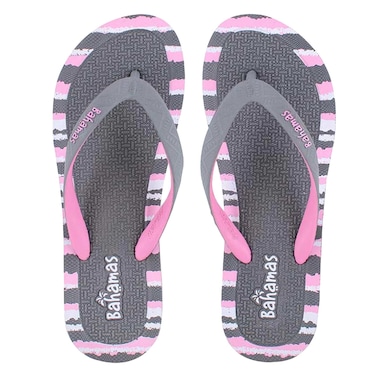 Bahamas BHL-170 Slipper For Women Size 8 Grey/Pink