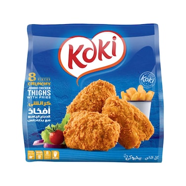 كوكي دجاج جامبو كرانشي مع بطاطس - 8 قطع