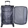 Eminent Expandable Luggage Trolley Bag Soft Suitcase for Unisex Travel Polyester Shell Lightweight with TSA lock Double Spinner Wheels E765SZ Carry On 20 Inch Black