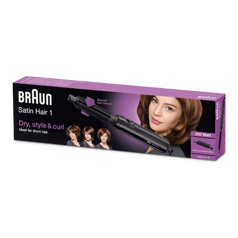 Braun Satin Hair 1 Airstyler AS 110 Big &amp; Small BrushVolumizer 400 Watt Dry &amp; Style 2 Temperature Settings