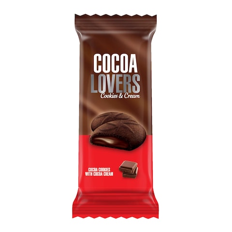 Cocoa Lovers Wafer With Cocoa Cream - 4 Pieces x 1 Pack