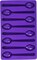 Wilton Silicone Spoon Mold, Purple