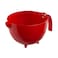 M-Design Mixing Jug With Egg Cracker - 2.5 Liters - Red