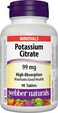 Webber Potassium Citrate 99mg Tablets 90 Per Pack