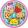 Creative Converting- Junk Food Fun Lunch Plate 7in 8pcs< >Multicolor< >