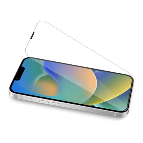 Hyphen Defendr Case Friendly Tempered Glass Screen Protector For Apple iPhone 14 Clear