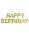 Generic Happy Birthday Letters Foil Banner Balloons 16Inch