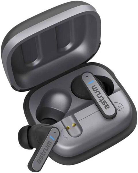 Astrum ET360 True Wireless Bluetooth Active Noise Cancellation Touch Control Earbuds, Up To 35 Hours Playtime , Works with Google Assistant and Smart Siri
