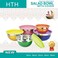 Generic Mixing Bowls With Airtight Lids, Salad Bowls Set, 5 Colors, 5 Size, Non-Slip Bottoms, Kitchen Tools Perfect For Mixing, Serving &amp; Prepping