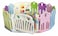 RBWTOYS Kids Fence Colorful Portable Play yard with Safety Lock and foldable Pannels Set.   RW-16410 2m sq.