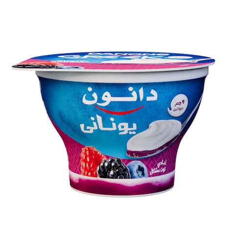 دانون زبادي يوناني بالتوت - 170 جرام