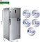 Super General 527L Net Capacity Double Door Refrigerator, Silver, SGR715I