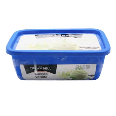 Creambell Classic Vanilla Tub Ice Cream 1l