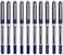 Uni-Ball Eye Micro Ub-150 Gel Ink Pen - 0.5mm - 10 Pcs (Blue)