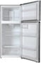 General Supreme 2-Door Refrigerator With Top Freezer, 17.5Ft, 119L, No Frost, Stainless Steel (Installation Not Included)