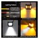 4 inches 60W Side Shooter Amber White Work Light, Aluminum Die-Cast Housing Material, 6000Lm Lumens with IP68 Waterproof Rating