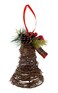 Christmas Rattan Bell 23cm