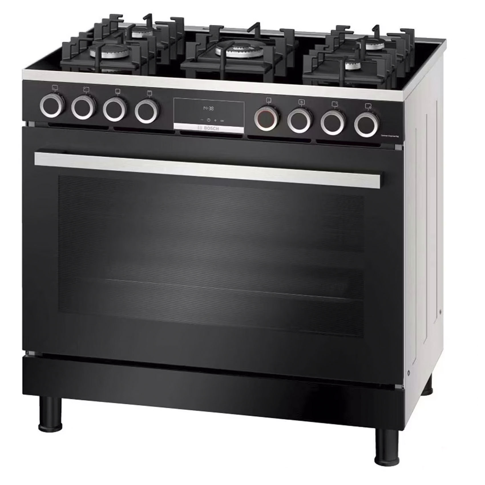 Bosch 90x60cm Gas Cooker, Black, HJY5G7V60M