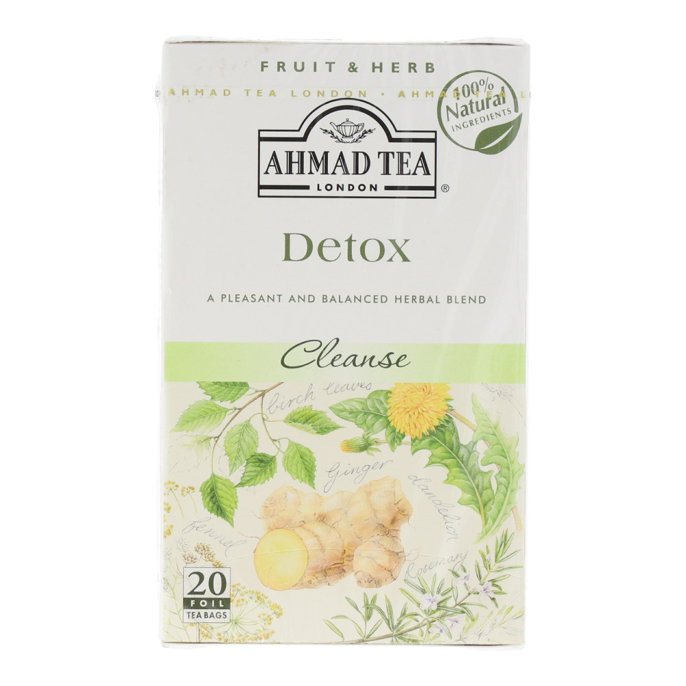 Ahmad Tea Detox Cleanse 20 Foil Tea Bags