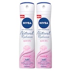 Buy NIVEA Antiperspirant Spray for Women 48h Protection Natural Radiance 150ml Pack of 2 in UAE