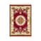 In House Velvet Turkish Rectangular Decorative Carpet - Red - 120x80cm