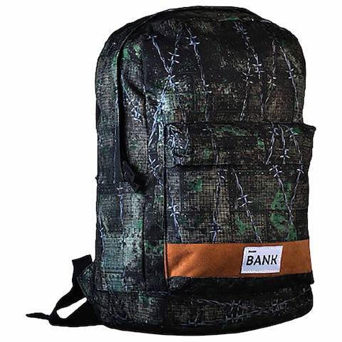 Bank Barbed Wire Unisex-Adult Backpack - 16 Inch