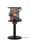 Avonni ML-65060-1BSY Black Antique Desk Lamp, Metal Retro Design, Lighting, Decorative Table Lamp, Bedside Table Lamp