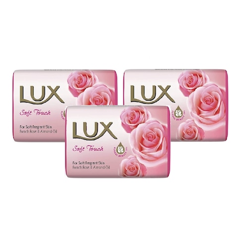 Lux Soft Touch Soap Bar 145 gr (Pack of 3)