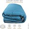 Hotel Linen Klub Reversible Swiss Dots Double Comforter 3 PC Set - Outer Fabric Poly Melange With Real Swiss Dots Pattern, Size: 200 x 240cm, Navy &amp; Light Grey