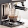 1CHASE Double Wall Insulated Glass Cup With Handle 250ml For Espresso Coffee Milk Tea- Set Of 4