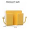 Wall Mount Phone Holder Stand Multi Purpose Phone Charging Dock With Adhesive Sticker Yellow