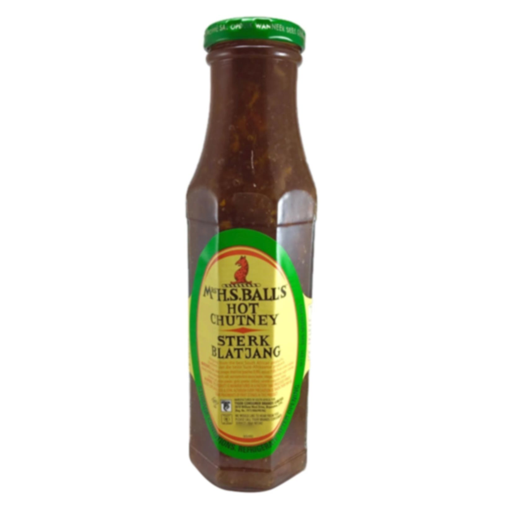 Mrs H.S.Balls Hot Chutney Sauce 470g