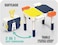 Lovely Baby 2 In 1 Kids Multi-Functional Educational Building Block Table &ndash; Kids Multi Activity Building Block Table With Children Luggage Kids Sturdy Table