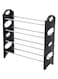 Generic 4 Layer Stackable Shoe Rack Black/Silver