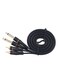 Generic Dual Rca Male Jack To Dual Ts Male Plug Audio Cable