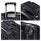 Eminent Hard Case Carry On Luggage Trolley Polycarbonate Alfred Front Loading Lightweight Business Travel Bag with Built in 2 Sided TSA Lock Laptop Compartment and USB Port Suitcase KK50M Dark Grey